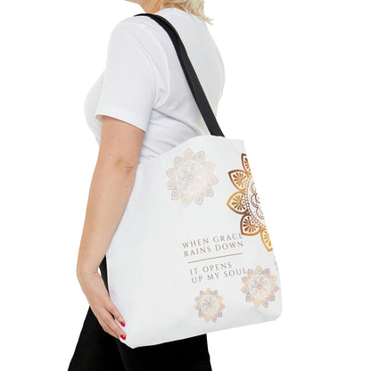 When Grace Rains Mandala - Tote Bag