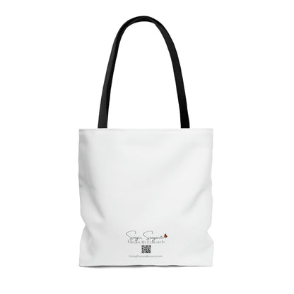 When I'm With You - White Hummingbird - Tote Bag
