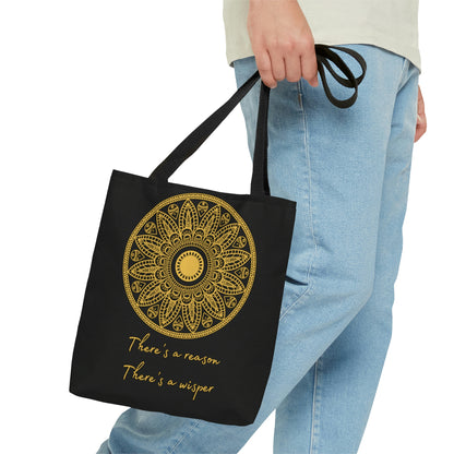 Leather Tote bags canvas MANDALA TOTE BAG, black  tote bags Tote Bag, black Tote bag black- mandala Totes Mandala tote bags black Mandala Tote Bag black purse