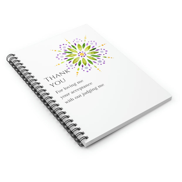 spiral notebook ruled line success lines notebook mandala ruled