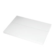 Thank You - Mandala - White Vertical Folded Greeting Card