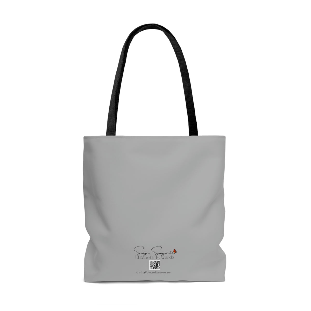 Thank You Mandala -  Gray Tote Bag