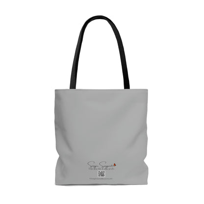 Thank You Mandala -  Gray Tote Bag